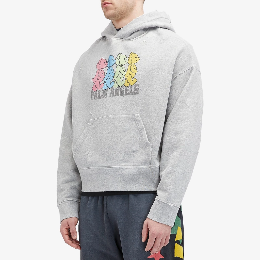 Palm Angels Men's Crossroad Bears Popover Hoodie Multi